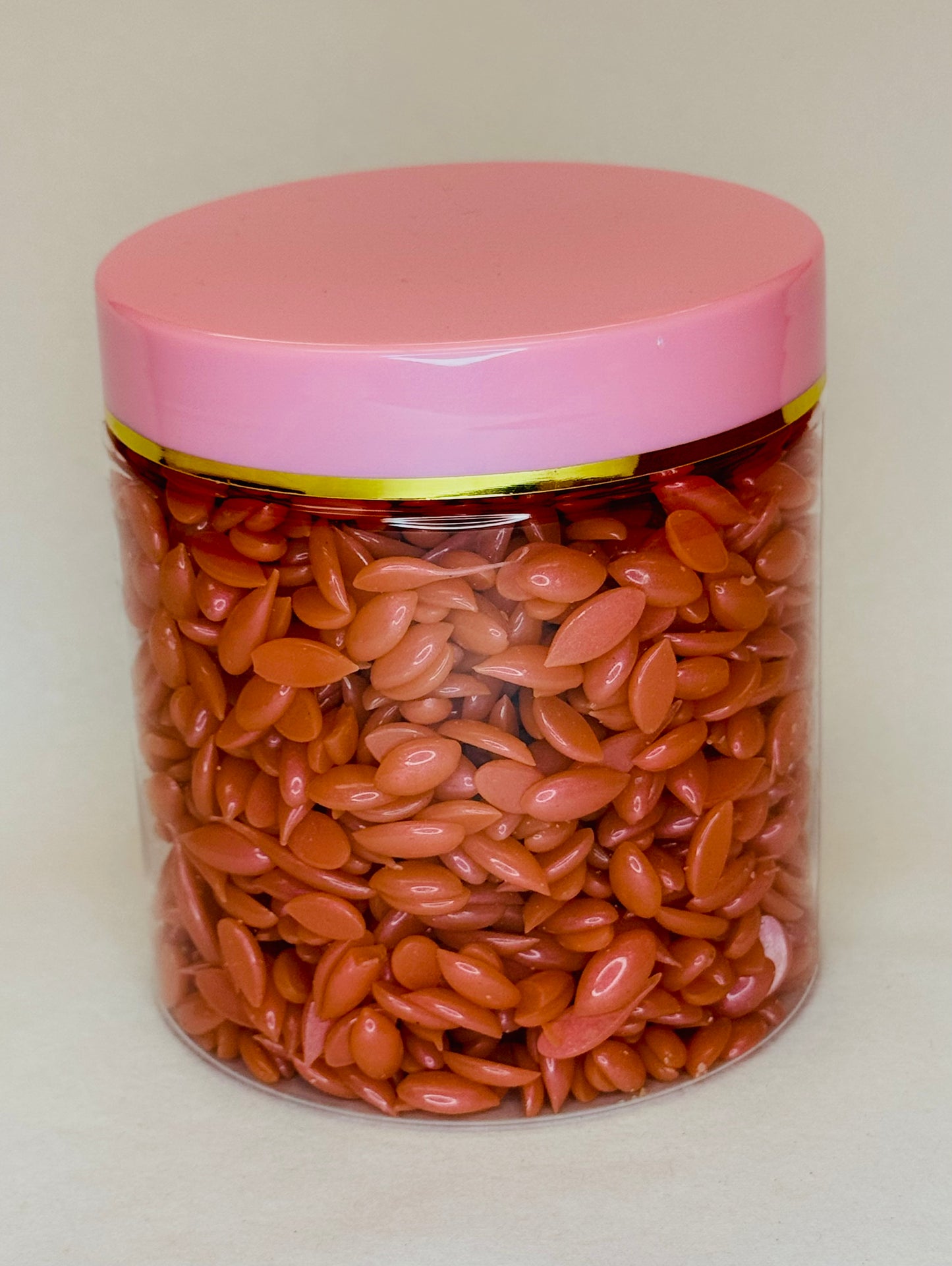 Wax Pink Wax Beads: .8IBS