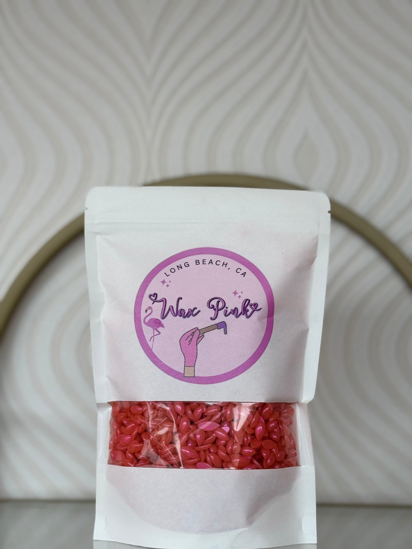 Wax Pink Wax Beads: 1.2IBS